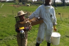 Beekeeping family